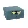 Resim Mikasa Moor Mavi Yusufçuk Kadife Takı Kutusu 17x17x8cm