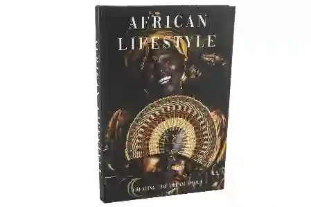 Resim Mikasa Moor Siyah African Life Kitap Kutu 35x24x3cm