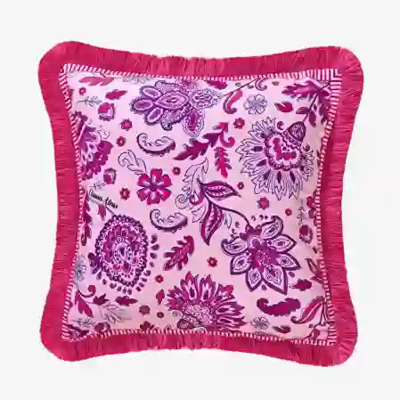 Resim Chiara Alessi Lily Pembe Yastık 45x45cm