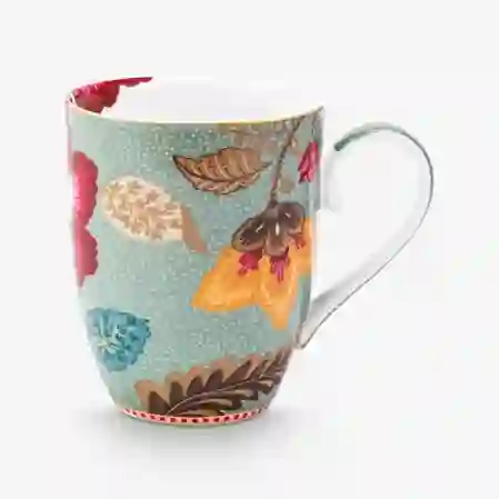 Resim Fantasy Blooming Tales Mavi Büyük Mug 350 ml