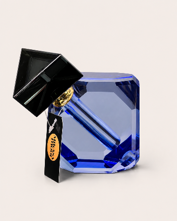 Resim Mikasa Moor Kristal Mavi Şişe 17X12Cm
