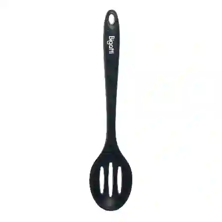 Resim COLORFUL 27CM Delikli Kaşık Siyah