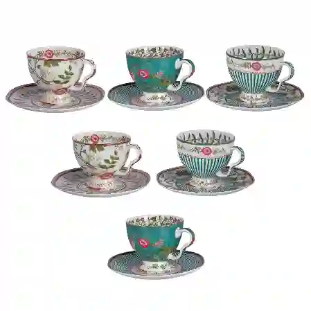 Resim Florıne Bone 6Lı Çay Fincan Seti