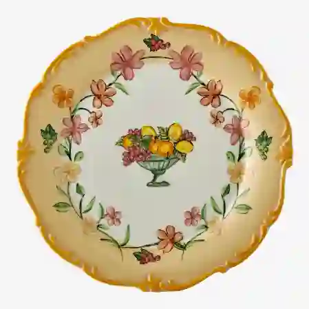 Resim Stoneware Il Sogno Turuncu Tabak 26,5 Cm