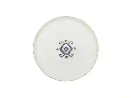 Resim Porland Arabesque Desen Düz Tabak 21Cm 04Alm005997