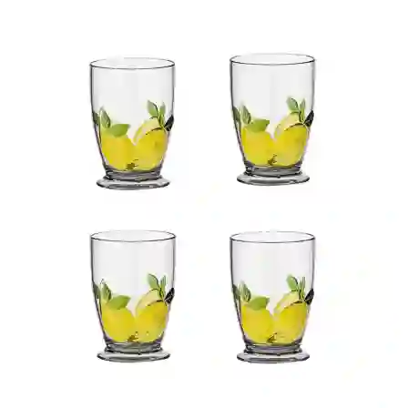 Resim Lımora Akrilik 475Ml 4Lü Su Bardağı Seti