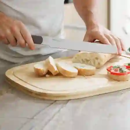 Resim Berghoff Home Elements Ekmek Bıçağı 20Cm Peppercorn