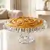 Resim Efegil Florence Crystal 31 Cm Ayaklı Sunumluk 310*310*153 Mm