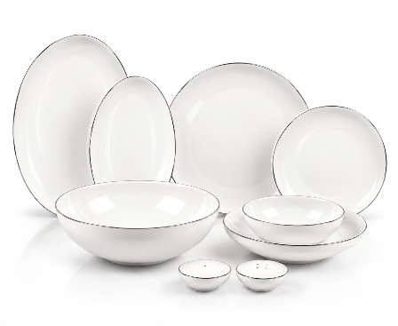 Resim Mikasa Moor Silver Modern 29 Parça Yemek Takımı