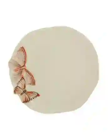 Resim Kelebekli Servis Tabağı 28 cm