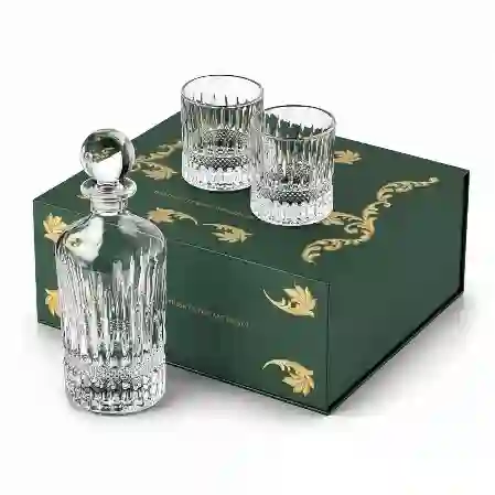 Resim Chiara Alessi Kristal Kesme 3'Lü Viski Seti 850 Ml
