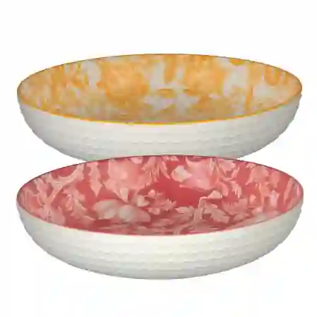 Resim Aurea 2Lı Seramık Derın Tabak Set 22Cm