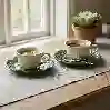 Resim Lucky Art Lefora Porselen 2'li Kahve Fıncanı Setı 120Cc