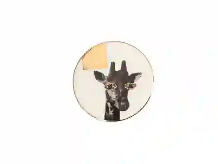 Resim Porland Wild Life Giraffe Bardak Altlığı 10Cm 04Alm006620