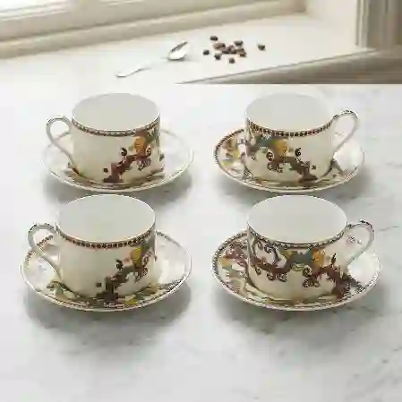 Resim Lucky Art Velora Bone 4Lu Cay Fıncanı Setı 180Cc