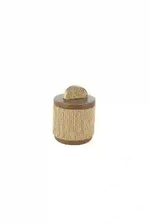 Resim Mikasa Moor Cappuccıno Rafya Gold Kapaklı Kutu 14X19Cm