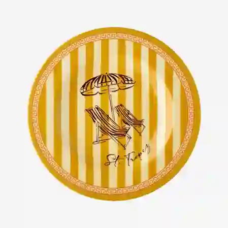 Resim Cote D'Azur Sarı Tabak 21,5cm