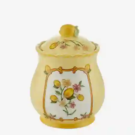 Resim Stoneware Il Sogno Sarı Mıdıum Boy Küp 20 Cm