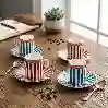 Resim Paısley Bone 4Lu Kahve Fincanı Seti 100Cc
