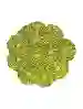 Resim Maria Flor Çiçekli Yeşil Servis Tabağı 37 cm