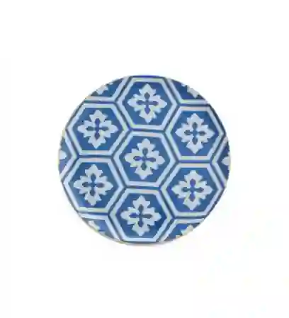 Resim Porland Morocco Servis Tabağı Mavi 24Cm