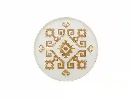 Resim Porland Arabesque Desen Düz Tabak 18Cm 04Alm005989