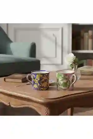 Resim Zeflora Bone 2Lı Kupa Setı 300Ml