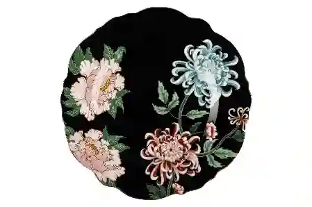 Resim Mikasa Moor Fleur Siyah 6'lı Pasta Tabağı 21cm