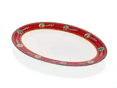 Resim Lamedore Summer Büyük Kayık Tabak 30x20cm