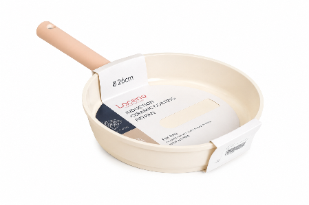 Resim KINGDOM 26CM Kızartma Tavası Krem