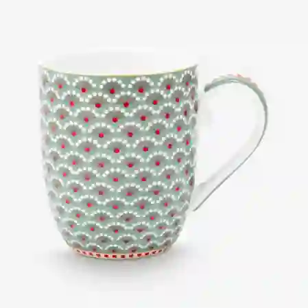 Resim Blooming Tales Mavi Küçük Mug 145 ml