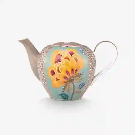 Resim Fantasy Blooming Tales Mavi/Haki Demlik 1600 ml