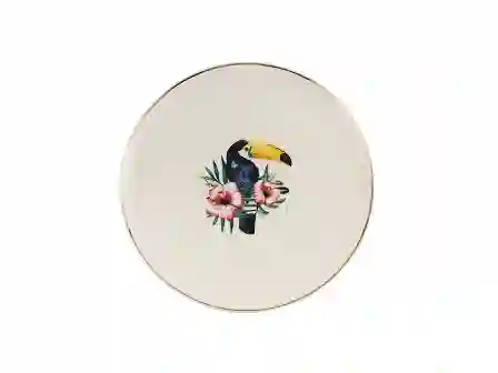 Resim Porland Exotic Desen Düz Tabak 20Cm