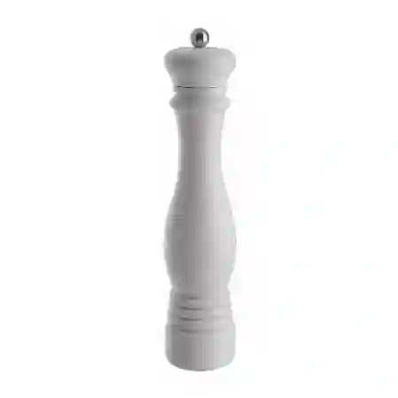 Resim Tuz Değirmen Ahşap Beyaz 32 cm
