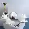 Resim Aryıldız Evaliza Buket Mor 6'lı Kahve Seti