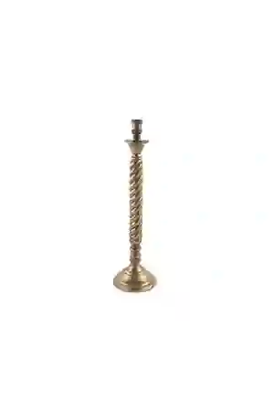 Resim Antik Pirinç Mumluk 19x67cm