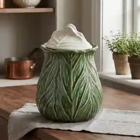 Resim Lefora Porselen Kavanoz 14Cm