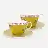 Resim Pip Studio La Majorelle İkili Sarı Çay Fincanı Seti 280ml