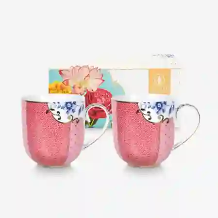 Resim Royal Pembe İkili Küçük Mug Seti