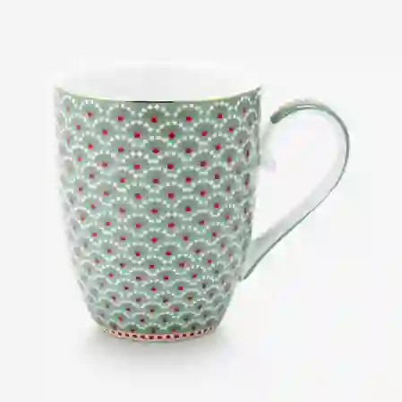 Resim Blooming Tales Mavi Büyük Mug 350 ml