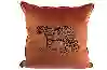 Resim Mikasa Moor Leopar Nakışlı Turuncu Yastık 50x50cm