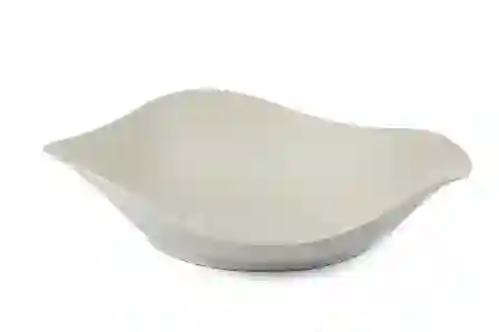 Resim Mat Beyaz Pors Kase 39x27x11cm