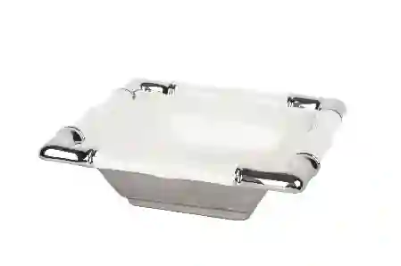 Resim Mikasa Moor Beyaz Silver Kase 27X8Cm