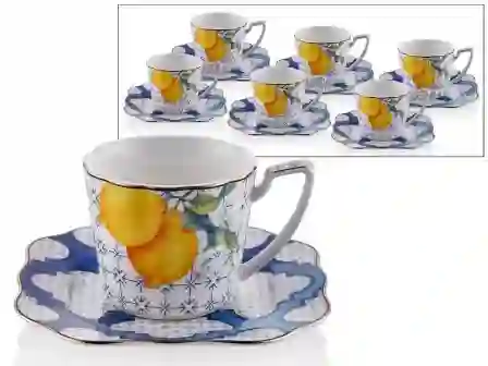 Resim LEMONS SERIE 6PCS TEA CUPS SET 220 CC