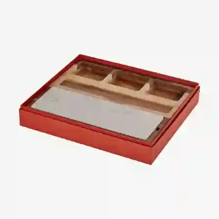 Resim Chiara Alessi Acacia Elegance Kahverengi Ahşap Peynir Sunum Tabağı  &Chiara Alessi&