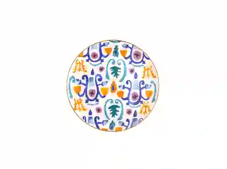 Resim Porland Posh Desen Düz Tabak 20Cm