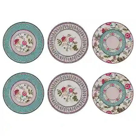 Resim Florıne Bone 27 Cm 6Lı Tabak Seti