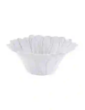 Resim Maria Flor Çiçekli Beyaz Kase 15,5 cm