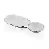 Resim CURVE BEYAZ SILVER 2 GOZLU TABAK 39,5X15,5X5 CM