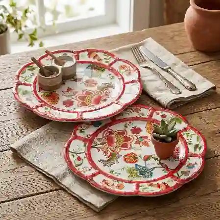 Resim Bellus Melamın 23Cm 2Lı Tabak Seti